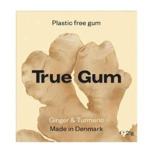 TrueGum Chewing Gum Ginger Turmeric 21g