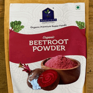 The front of Rootstock Beetroot Powder 226g packaging