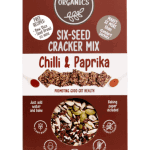 a box of SixSeed Cracker Mix Chilli Paprika 325g